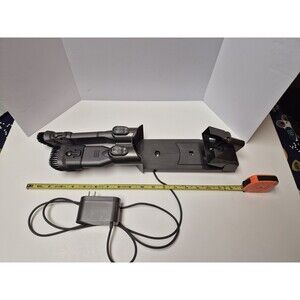 Dyson Wall Mount Docking Station T104935 Gray w/ charger and 2 brush attachmen